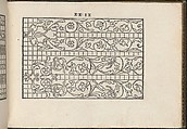 La Vera Perfettione del Disegno di varie sorti di recami, Giovanni Ostaus (Italian, active Venice ca. 1554–91)  , Venice, Woodcut