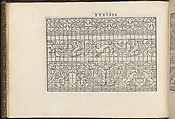 La Vera Perfettione del Disegno di varie sorti di recami, Giovanni Ostaus (Italian, active Venice ca. 1554–91)  , Venice, Woodcut