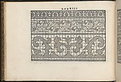 La Vera Perfettione del Disegno di varie sorti di recami, Giovanni Ostaus (Italian, active Venice ca. 1554–91)  , Venice, Woodcut