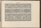 La Vera Perfettione del Disegno di varie sorti di recami, Giovanni Ostaus (Italian, active Venice ca. 1554–91)  , Venice, Woodcut