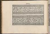 La Vera Perfettione del Disegno di varie sorti di recami, Giovanni Ostaus (Italian, active Venice ca. 1554–91)  , Venice, Woodcut