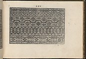 La Vera Perfettione del Disegno di varie sorti di recami, Giovanni Ostaus (Italian, active Venice ca. 1554–91)  , Venice, Woodcut