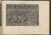 La Vera Perfettione del Disegno di varie sorti di recami, Giovanni Ostaus (Italian, active Venice ca. 1554–91)  , Venice, Woodcut