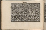 La Vera Perfettione del Disegno di varie sorti di recami, Giovanni Ostaus (Italian, active Venice ca. 1554–91)  , Venice, Woodcut