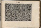 La Vera Perfettione del Disegno di varie sorti di recami, Giovanni Ostaus (Italian, active Venice ca. 1554–91)  , Venice, Woodcut