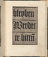 Ein ney Furmbüchlein, Johann Schönsperger the Younger (German, active 1510–30), Woodcut