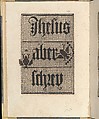 Ein ney Furmbüchlein, Johann Schönsperger the Younger (German, active 1510–30), Woodcut