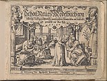 Schön Neues Modelbuch, Johann Sibmacher (German, active 1590–1611), Etching