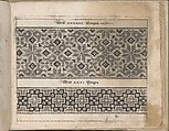 Schön Neues Modelbuch, Johann Sibmacher (German, active 1590–1611), Etching