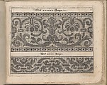 Schön Neues Modelbuch, Johann Sibmacher (German, active 1590–1611), Etching