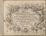 Newes Modelbuch in Kupffer, Johann Sibmacher (German, active 1590–1611), Etching