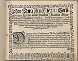 Newes Modelbuch in Kupffer, Johann Sibmacher (German, active 1590–1611), Etching