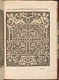 Les Secondes Oeuvres, et Subtiles Inventions De Lingerie du Seigneur Federic de Vinciolo Venitien, Federico de Vinciolo (Italian, active Paris, ca. 1587–99), Woodcut