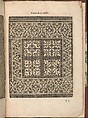 Les Secondes Oeuvres, et Subtiles Inventions De Lingerie du Seigneur Federic de Vinciolo Venitien, Federico de Vinciolo (Italian, active Paris, ca. 1587–99), Woodcut