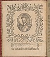 Les Singuliers et Nouveaux Portraicts..., Federico de Vinciolo (Italian, active Paris, ca. 1587–99), Woodcut