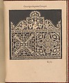 Les Singuliers et Nouveaux Portraicts..., Federico de Vinciolo (Italian, active Paris, ca. 1587–99), Woodcut