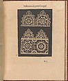 Les Singuliers et Nouveaux Portraicts..., Federico de Vinciolo (Italian, active Paris, ca. 1587–99), Woodcut