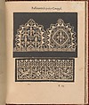 Les Singuliers et Nouveaux Portraicts..., Federico de Vinciolo (Italian, active Paris, ca. 1587–99), Woodcut