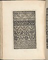 Esemplario di lavori, Nicolò Zoppino (Italian, Ferrara 1478/80–1544 Venice)  , Venice, Woodcut (pages inlaid, modern vellum binding)