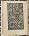 Essempio di recammi, Giovanni Antonio Tagliente (Italian, Venice ca. 1465–1528 Venice), Woodcut