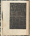 Essempio di recammi, Giovanni Antonio Tagliente (Italian, Venice ca. 1465–1528 Venice), Woodcut