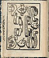 Essempio di recammi, Giovanni Antonio Tagliente (Italian, Venice ca. 1465–1528 Venice), Woodcut
