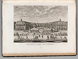 Château de Versailles seen from the forecourt, from Chalcographie du Louvre, Vol. 22, Israel Silvestre (French, Nancy 1621–1691 Paris), Etching
