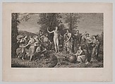 Apollo and the Muses on Parnassus, Raphael Morghen (Italian, Naples 1758–1833 Florence), Engraving