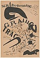 In the Evening, Lying on Her Bed, She Reread the Letter from Her Artilleryman at the Front (Le Soir, couchée dans son lit, elle relisait la lettre de son artilleur au front), from "Les Mots en liberté futuristes", Filippo Tommaso Marinetti  Italian, Letterpress