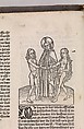 Das ist der Spiegel der menschen behaltnis mit den evangelien und mit epistelen nach der zyt des iars, Printed by Peter Drach the Younger (German, 1477–1504), Woodcut