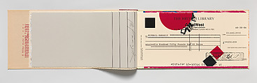 Cheque Book, Mikhail Karasik (Russian, born Leningrad (St. Petersburg), 1953-2017, St. Petersburg), Lithography; 4/15