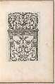 Diverses Pieces de Serruriers, page 9 (recto), Jean Berain French, Engraving