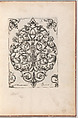 Diverses Pieces de Serruriers, page 10 (recto), Jean Berain French, Engraving