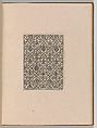 Copies after the 'Livre contenant passement de moresques', After Jacques Androuet Du Cerceau (French, Paris 1510/12–1585 Annecy), Etching (?)