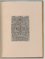 Copies after the 'Livre contenant passement de moresques', After Jacques Androuet Du Cerceau (French, Paris 1510/12–1585 Annecy), Etching (?)