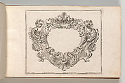Design for a Cartouche, Plate 3 from 'Neü inventierte sehr dienstiche Schilde oder Cartouches', Jeremias Wachsmuth German, Etching