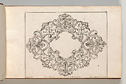 Design for a Cartouche, Plate 4 from 'Neü inventierte sehr dienstiche Schilde oder Cartouches', Jeremias Wachsmuth German, Etching