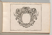 Design for a Cartouche, Plate 5 from 'Neü inventierte sehr dienstiche Schilde oder Cartouches', Jeremias Wachsmuth German, Etching