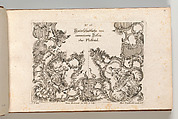 Two Designs for Ceiling Decorations, Plate 1 from 'Unterschiedliche neu inventierte Deken oder Plafond', Jeremias Wachsmuth German, Etching