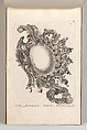 Design for a Cartouche, Plate 3 from 'Allerneueste Façon einiger Schild oder Cartouches', Andreas Hofer Central European, Etching