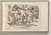 Various Designs for Rocaille Ornaments, Plate 1 from: 'Fortsezung von unterschielichen Auszierungen zu allerleij nüzlich anzuwenden', Jeremias Wachsmuth German, Etching