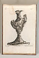 Design for a large Asymmetrical Vase, Plate 4 from: 'Neu inventierte Vasi auf die neueste manier', Jacob Gottlieb Thelot Central European, Etching