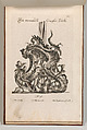 Design for the Base of a Crucifix, Plate 1 from: 'Neü inventierte Crucifix= Stöcke', Jacob Gottlieb Thelot Central European, Etching