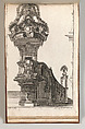 Design for a Pulpit, Plate 1 from an Untitled Series of Pulpit Designs, Martin Engelbrecht German, Etching