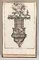 Design for a Pulpit, Plate 4 from an Untitled Series of Pulpit Designs, Carl Pier  German, Etching