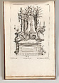 Design for an Altar, Plate 1 from an Untitled Series of Designs for Altars, Jacob Gottlieb Thelot Central European, Etching
