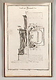 Floorplan and Side View of an Altar, Plate h (2) from 'Unterschiedliche Neu Inventierte Altäre mit darzu gehörigen Profillen u. Grundrißen.', Johann Michael Leüchte  German, Etching