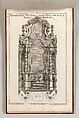 Design for a Monumental Altar, Plate i from 'Unterschiedliche Neu Inventierte Altäre mit darzu gehörigen Profillen u. Grundrißen.', Johann Michael Leüchte  German, Etching
