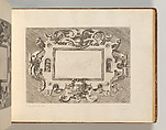 Targhe ed altri ornati di varie e capricciose invenzioni (Cartouches and other ornaments of various and capricious invention, page 16), Hans Vredeman de Vries Netherlandish, Etching and engraving