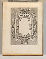 Targhe ed altri ornati di varie e capricciose invenzioni (Cartouches and other ornaments of various and capricious invention, page 26), Hans Vredeman de Vries Netherlandish, Etching and engraving